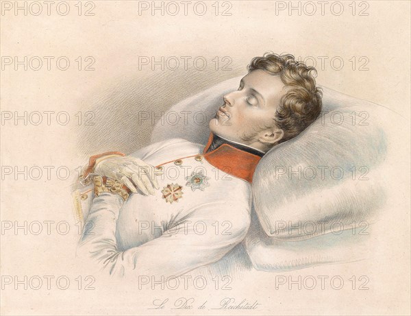 The Duke of Reichstadt (Napoleon II, 1832) on the deathbed - Franz Xaver Stober