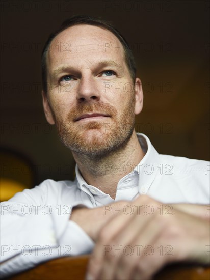 STOCKHOLM 20171026 Norwegian film director Joachim Trier interviewed in Stockholm about his latest film "Thelma", which has been selected as the Norwegian entry for the Best Foreign Language Film at the 90th Academy Awards.
Photo: Alexander Larsson Vierth / TT / kod 11840