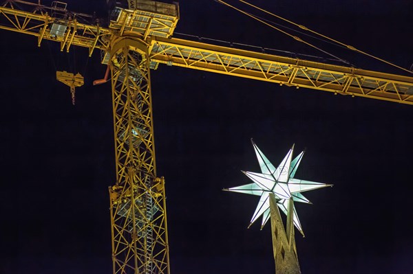 Twelve-pointed star is illuminated from the top of one of the towers of the Basilica of the Sagrada Familia.The newly installed star at the tower of the Virgin Mary of the Basilica of the Sagrada Familia has been illuminated on December 8, during the feast of the Immaculate Conception, for the first time since its installation on November 29. The Basilica of the Sagrada Familia is a masterpiece of Antoni Gaudi's cathedral. It is a famous Basilica that took over a hundred years to be build, but it is still unfinished.