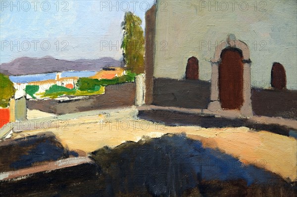Detail: Chapel of Saint Joseph, Saint-Tropez, 1904, by Henri Matisse