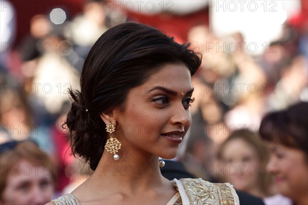 The opening ceremony of the Cannes Film Festival, May 13, 2010. Pictured: actress Deepika Padukone
