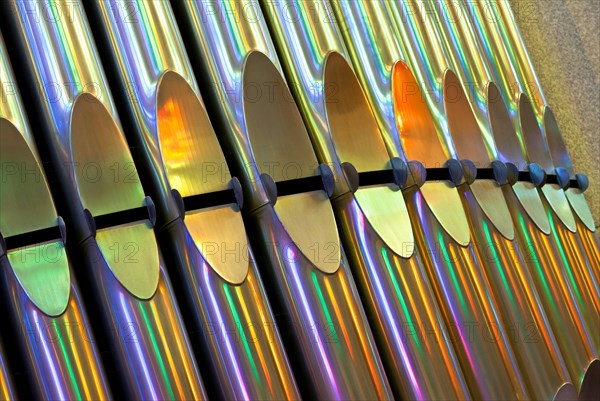 sagrada familia in barcelona spain organ pipe