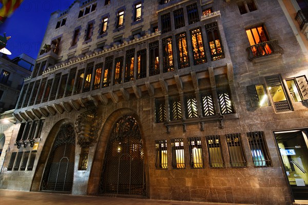 Palau Güell, by Antoni Gaudí. 1910. Barcelona.