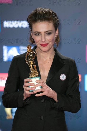 Italy, Rome, 21 March 2018 : Red carpet of the winners of the David di Donatello 2018 Pictured Jasmine Trinca winner of the award for the best actress for the movie "I am Fortunata"    Photo © Fabio Mazzarella/Sintesi/Alamy Live News