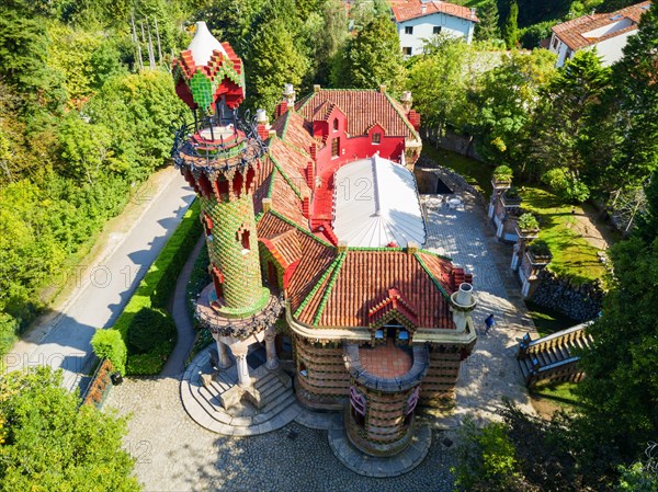 El Capricho is a building, designed by Antoni Gaudi, located in in Comillas in Cantabria region of Spain