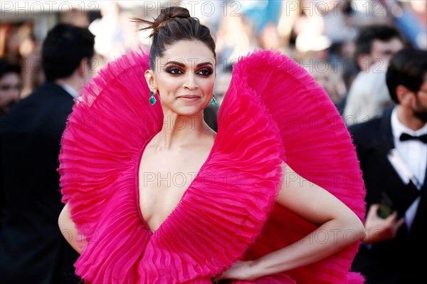 CANNES, FRANCE - MAY 11: Deepika Padukone attends the premiere of 'Ash Is Purest White' during the 71st Cannes Film Festival in Cannes, France on May