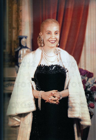 EVA PERON (1919-1952) wife of Argentine President Juan Perron, about 1950