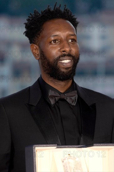 Ladj Ly with the Jury Prize ex-aequo for his movie 'Les Miserables' at the award winners photocall during the 72nd Cannes Film Festival at the Palais des Festivals on May 25, 2019 in Cannes, France