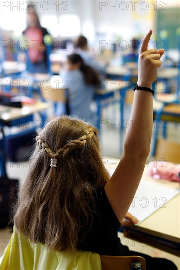 Primary school after lockdown in Montrouge, France.