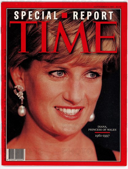 Front cover of Time magazine from September 8, 1997, as a tribute for Diana, Princess of Wales