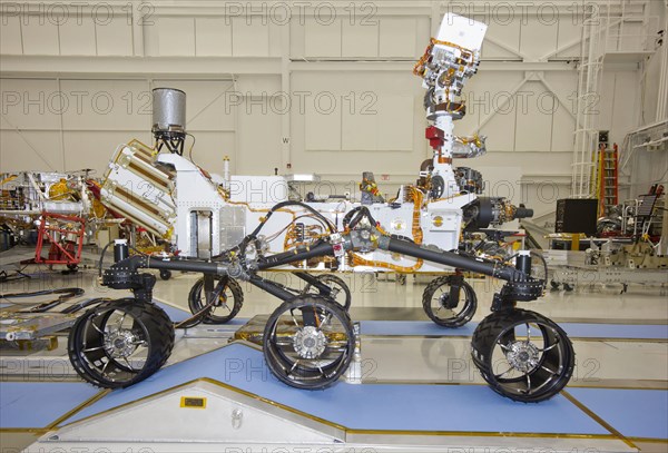 Mars Rover Curiosity, Right Side View