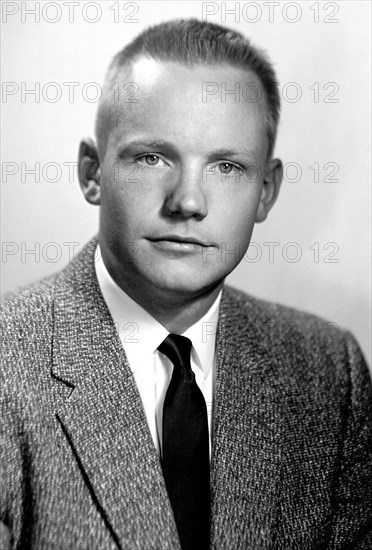 Early portrait of Neil A. Armstrong after joining the National Advisory Committee for Aeronautics at the Lewis Flight Propulsion Laboratory, Cleveland, Ohio in 1955. He transferred to the NACA High-Speed Flight Station at Edwards Air Force Base, California, in July 1955, as an aeronautical research scientist. He became a research pilot later that year. Neil was named as one of nine astronauts for NASA's Gemini and Apollo Projects, leaving the Center for the National Aeronautics and Space Administration's Manned Spacecraft Center, Houston, Texas, in September 1962.