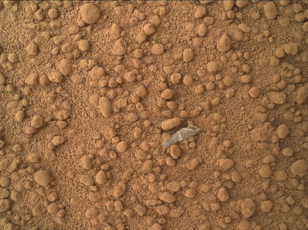 Mars Curiosity Rover Sand Closeup
