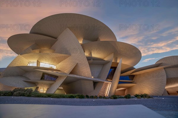 Sunset View at Qatar National Museum