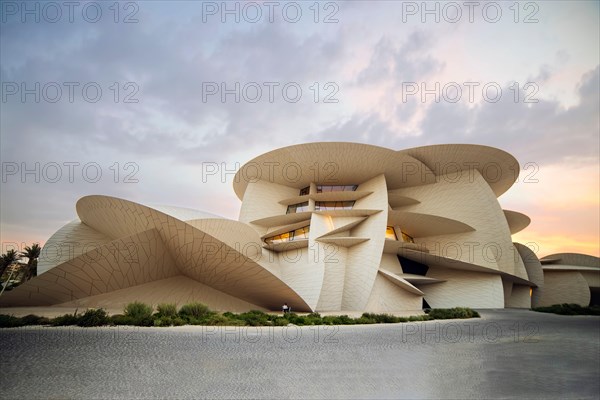 Sunset View at Qatar National Museum