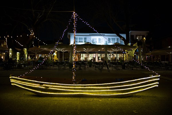 Christmas decoration, Ioannina Greece