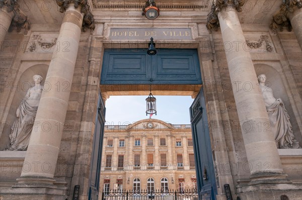 Rathaus, Hotel de Ville, Bordeaux, Aquitaine, Frankreich