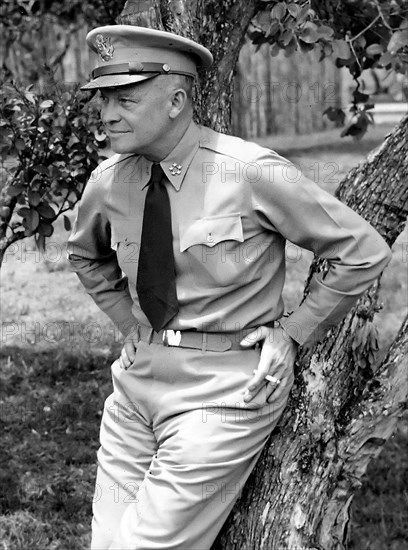 Dwight David 'Ike' Eisenhower (October 14, 1890 – March 28, 1969) was an American politician and general who served as the 34th President of the United States from 1953 until 1961. He was a five-star general in the United States Army during World War II and served as Supreme Commander of the Allied Forces in Europe.Eisenhower was responsible for planning and supervising the invasion of North Africa in Operation Torch in 1942–43 and the successful invasion of France and Germany in 1944–45 from the Western Front. In 1951, he became the first Supreme Commander of NATO.