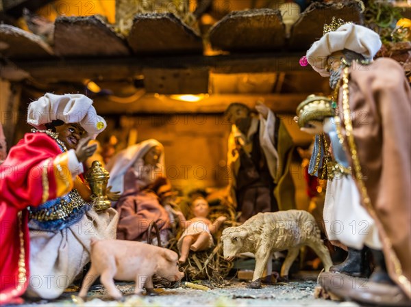 Nativity scene in Naples