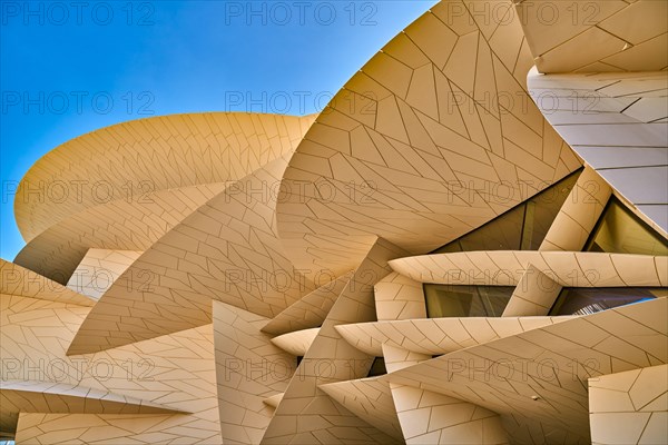 national museum of Qatar Doha the desert rose building made by french architect Jean Nouvel
