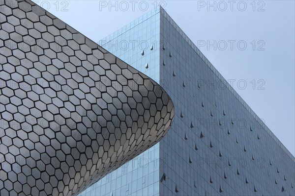 Famous Soumaya Museum in Mexico City, from Carlos Slim