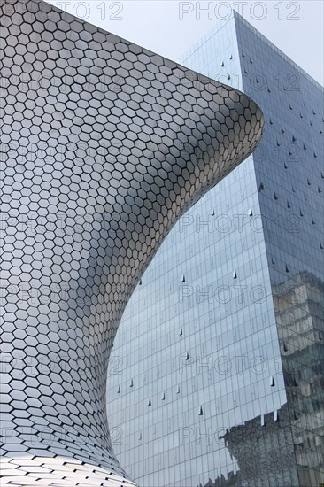 Famous Soumaya Museum in Mexico City, from Carlos Slim