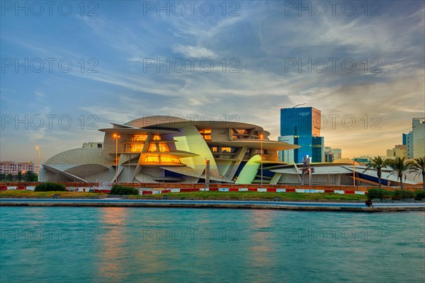 Sunset View at Qatar National Museum