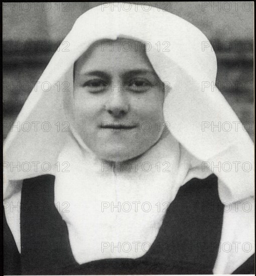 Portrait de Sainte Thérèse de Lisieux.Carmélite.