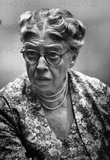 Mrs. Eleanor Roosevelt (October 11, 1884 ‚Äì November 7, 1962), wife of President Franklin Delano Roosevelt. 1950s.