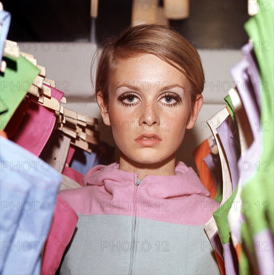 TWIGGY - UK fashion model in January 1968