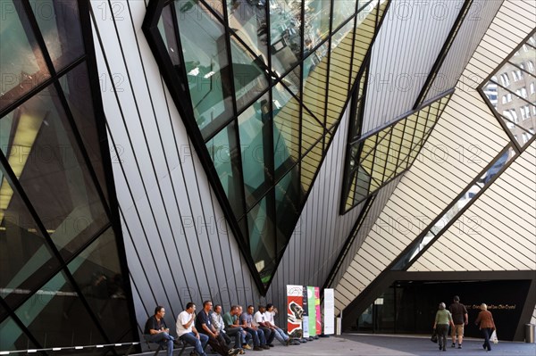 Entrance to Royal Ontario Museum in Toronto Canada