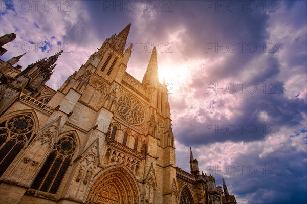 Europe, France, Gironde (33), Bordeaux, Saint Andre Cathedral, Listed as World Heritage by UNESCO