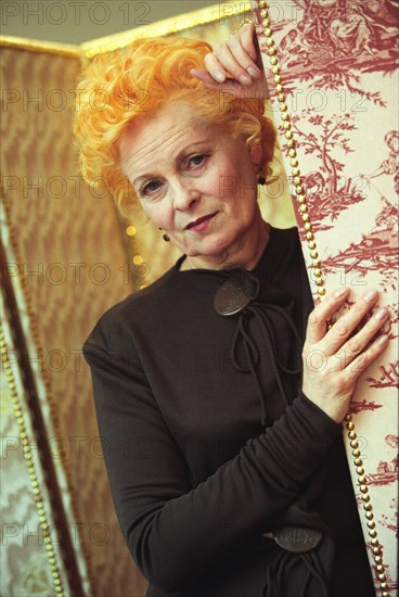 Vivienne Westwood, fashion designer, London, England.