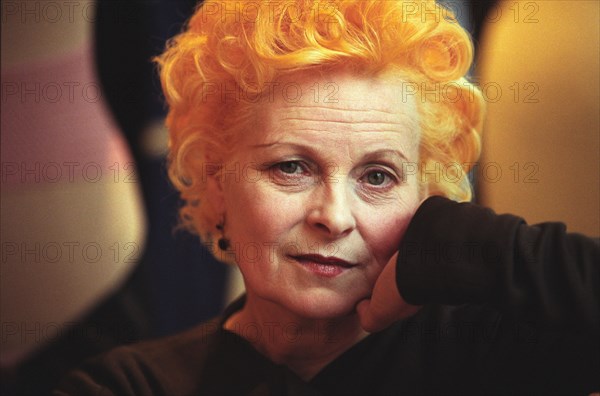 Vivienne Westwood, fashion designer, London, England.