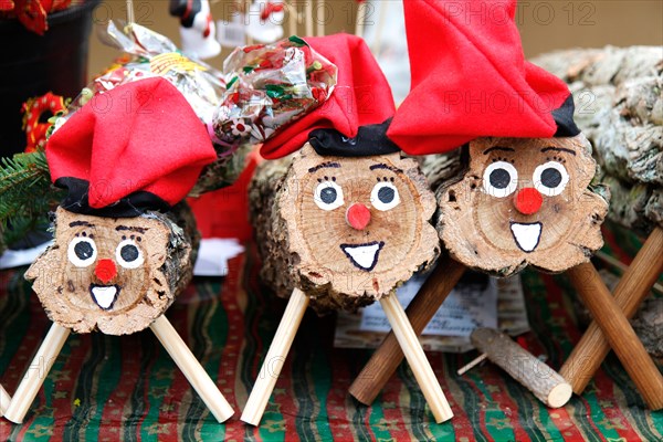 Christmas logs. Typical tradition in Catalonia, Spain.