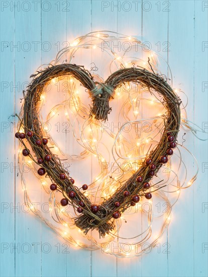 Heart shaped Christmas decoration