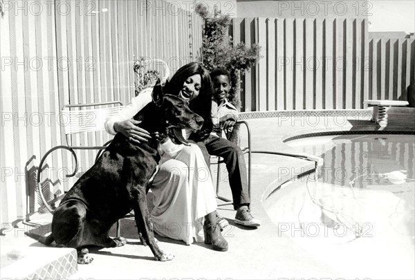 1973- TINA TURNER AND SON RONNIE. BOB LUCAS/(Credit Image: © Globe Photos/ZUMAPRESS.com)