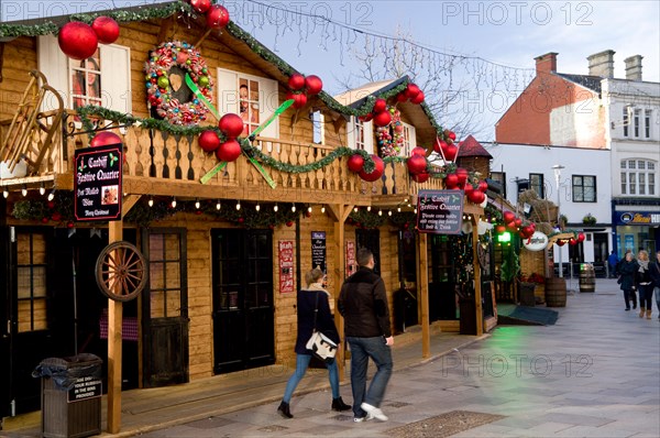 Christmas Market, Cardiff, City Centre, Cardiff, Wales, UK.