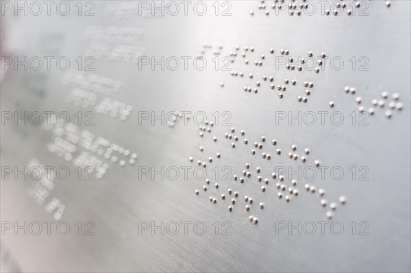 Braille reading bumps found in a park in Hong Kong.