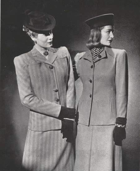 1940s UK Fashion Magazine Plate