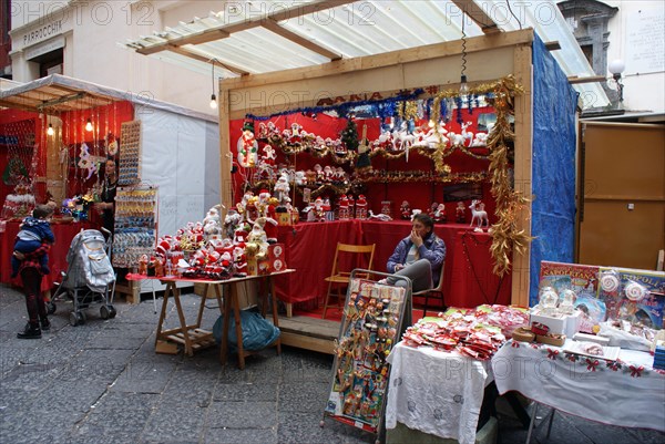 Stall in Christmas Alley, Via San Gregorio Armeno, Naples