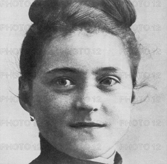 Therese of Lisieux, or St. Therese of the Child Jesus and the Holy Face (January 2, 1873 - September 30, 1897), a French Carmelite nun. The widespread influence and popularity of her autobiography, "Story of a Soul," resulted in her canonization on 17 May