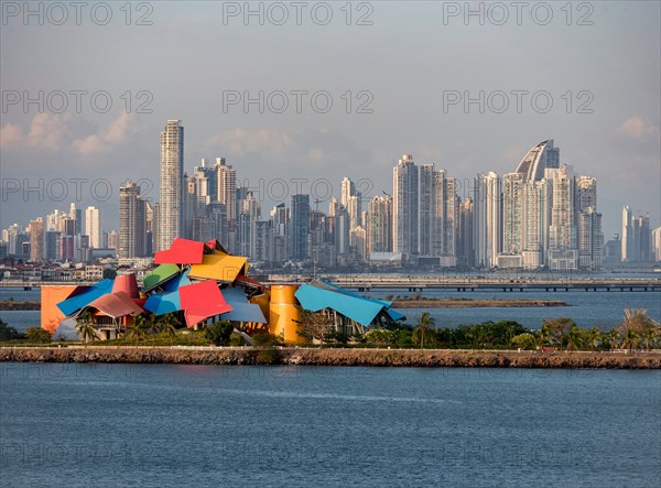 Unusual And Colourful Building Of The Biomuseo Designed By Frank Gehry On The Amador Causeway, Displaying The Bio Diversity Of The Republic of Panama