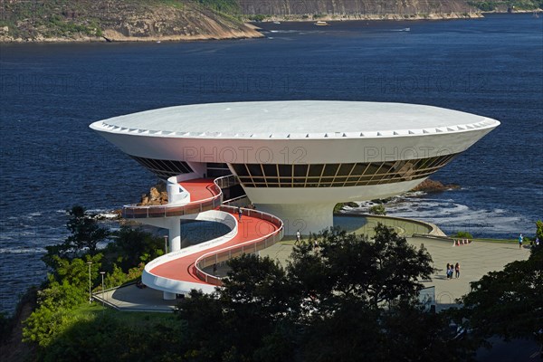 Niterói Contemporary Art Museum, Niteroi, Rio de Janeiro, Brazil, South America