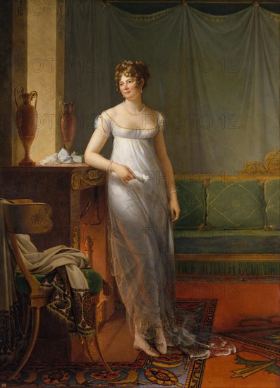 Madame Charles Maurice de Talleyrand Périgord (1761–1835), baron François Gérard, ca. 1804