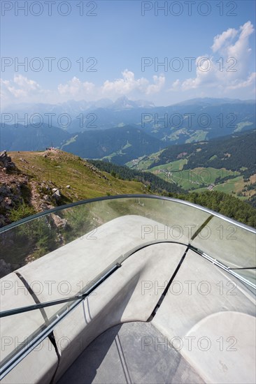 Zaha Hadid Architects, Messner Mountain Museum Corones, sitting on top of the Kronplatz alpine peak in the Dolomites, South Tyrol, Italy