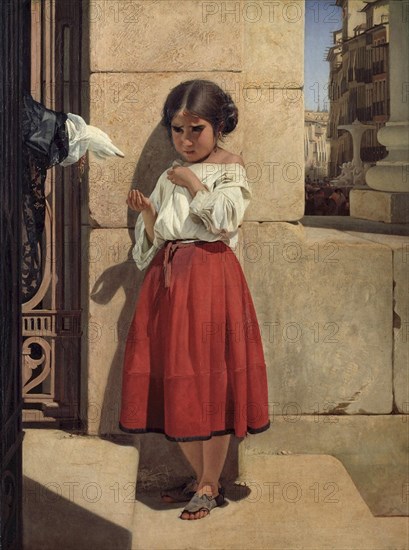 Sorokin  Evgraf Semjonovitsj - a Spanish Beggar Girl