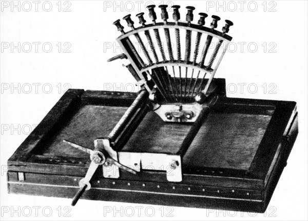 Louis Braille, Foucauld Apparatus to produce embossed writing for blind or limited vision people to be able to read