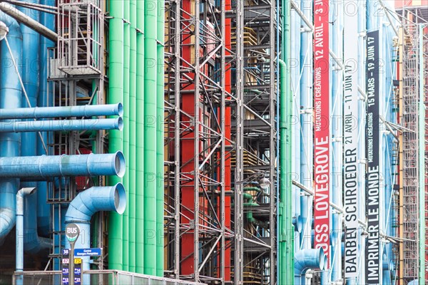 Centre Georges Pompidou in Paris, France