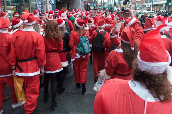 Santacon event in London